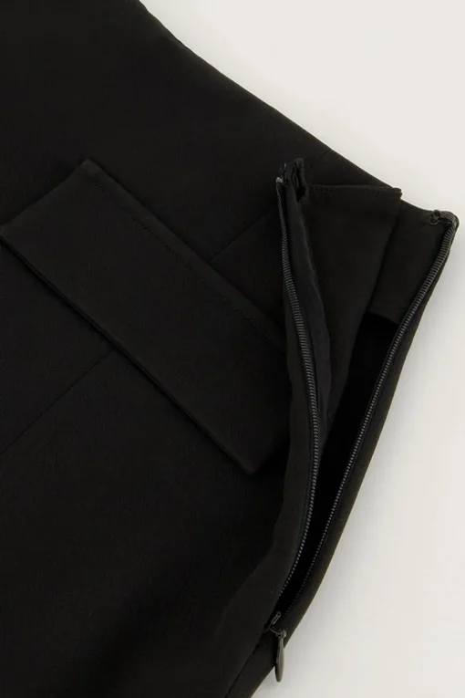 Zwarte Skort Met Zakken