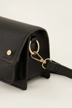 Zwarte Tas Met Twee Vakken
