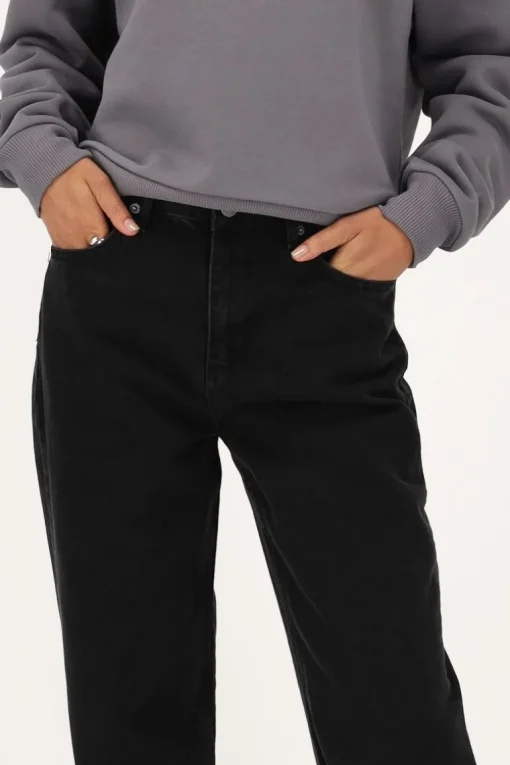 Zwarte Wide Leg Jeans