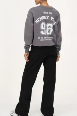 Zwarte Wide Leg Jeans