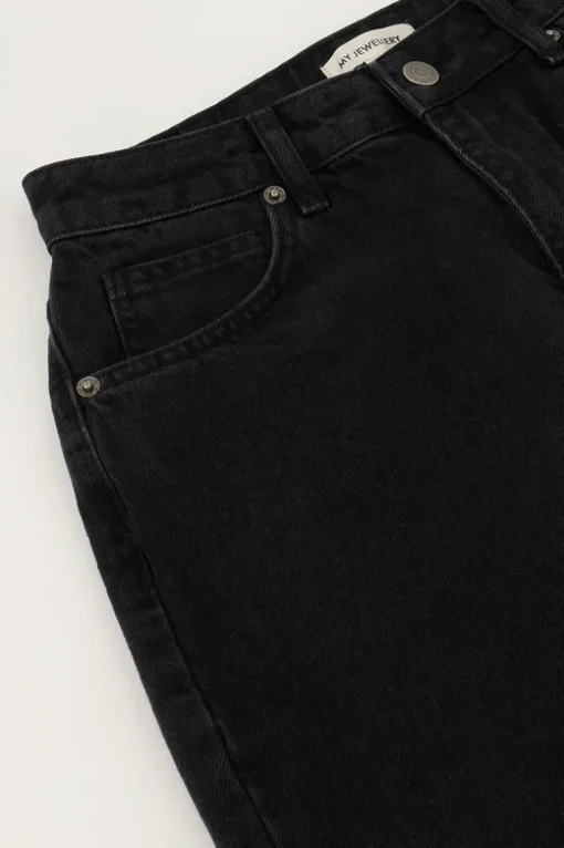 Zwarte Wide Leg Jeans