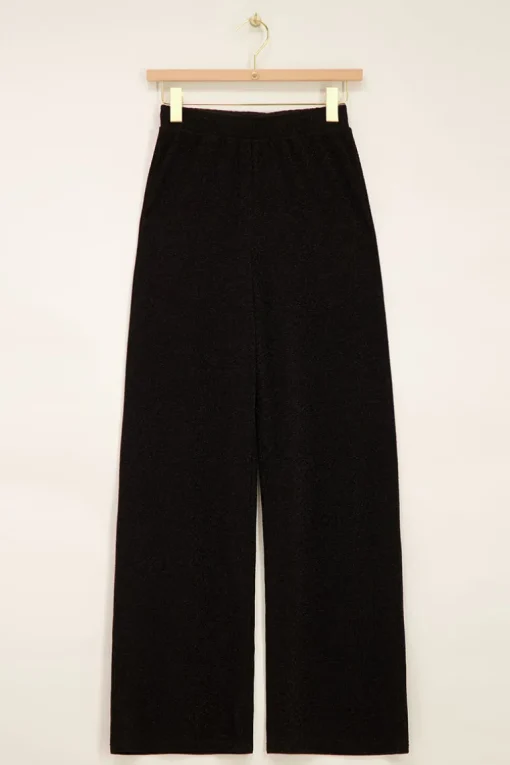 Zwarte Wide Leg Met Lurex