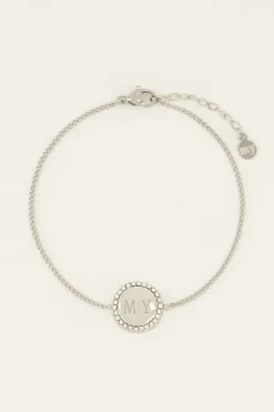 Atelier Armband Met Ronde Strass Bedel