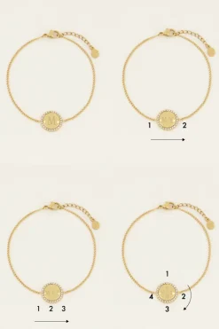 Atelier Armband Met Ronde Strass Bedel