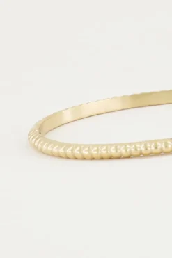 Bangle Geribbeld Small