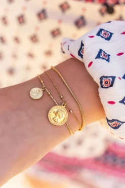 Driedubbele Armband Met Bedels