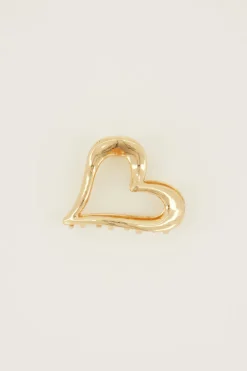 Gouden Hart Haarclip