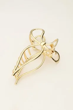 Gouden Strik Haarclip