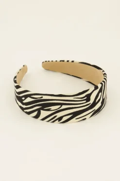 Haarband Met Zebraprint