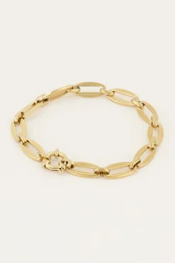 Iconic Schakelarmband Met Groot Slot