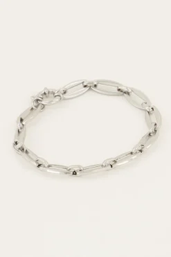 Iconic Schakelarmband Met Groot Slot