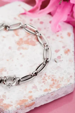 Iconic Schakelarmband Met Groot Slot