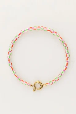 Island Groene Kralen Armband Met Slotje