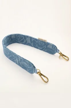 Telefoonkoord Met Blauwe Rozenprint