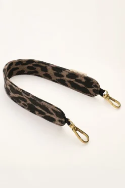 Telefoonkoord Met Bruine Panterprint