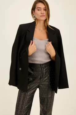 Zilveren Corset Top Met Lurex