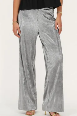 Zilveren Plissé Broek