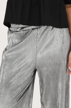 Zilveren Plissé Broek