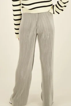 Zilveren Plissé Broek