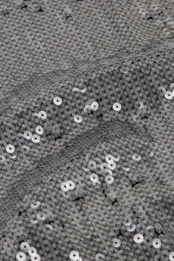 Zwarte Midi Rok Met Pailletten